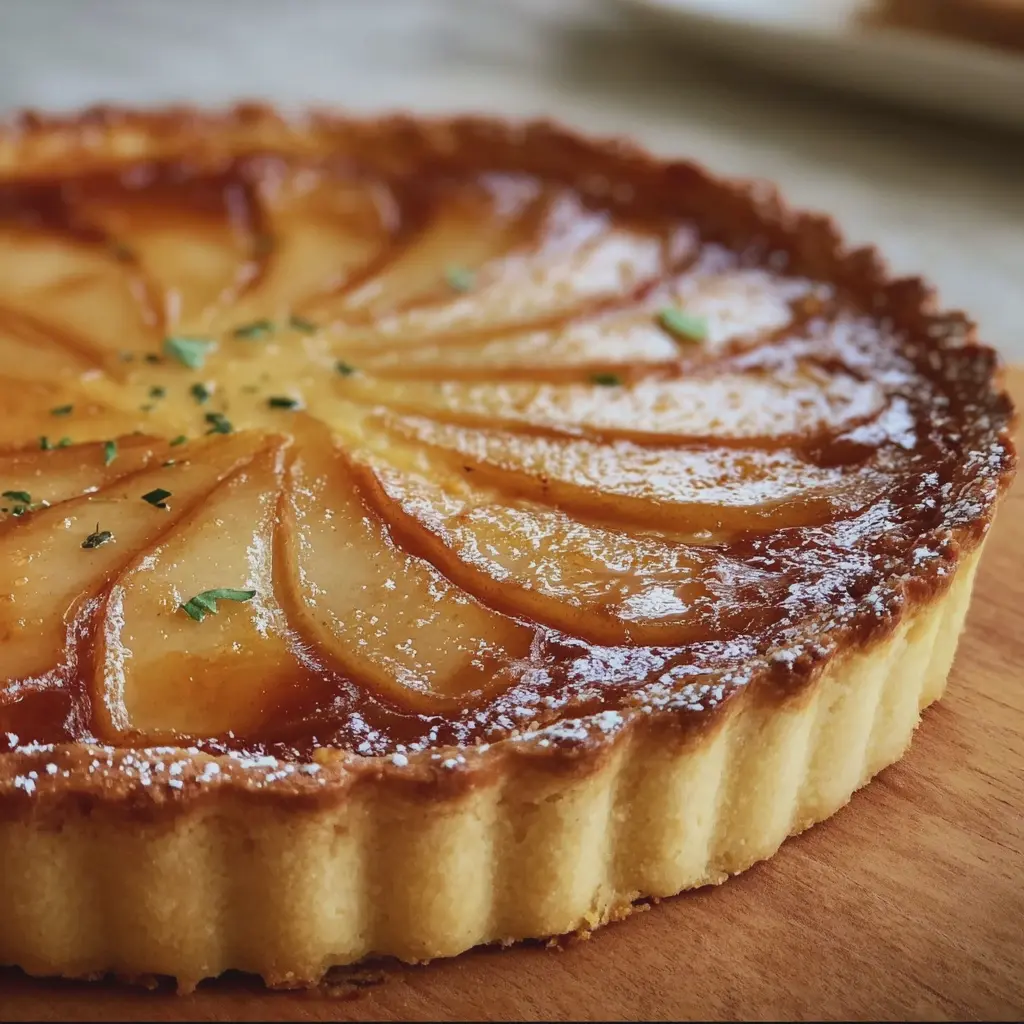 Tarte flan aux poires
